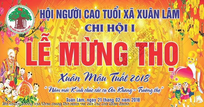 file vector phong san khau mung tho niem vui cua cac con chau